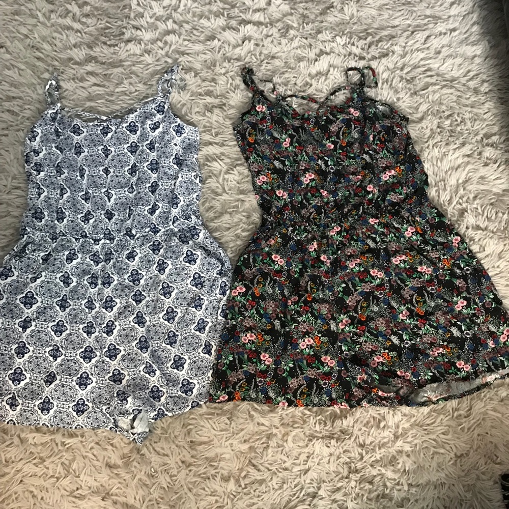 Two H&M rompers